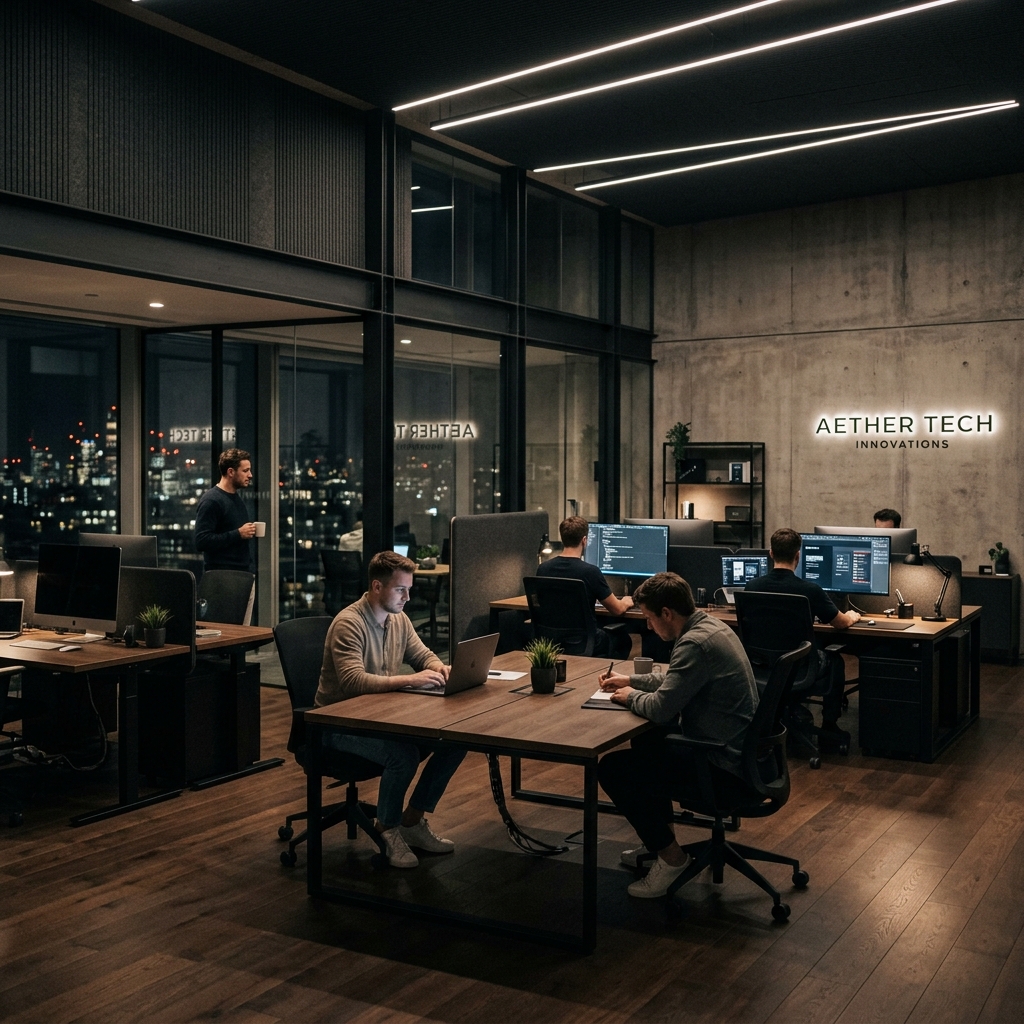 Desenvolva Tech Workspace Minimalista